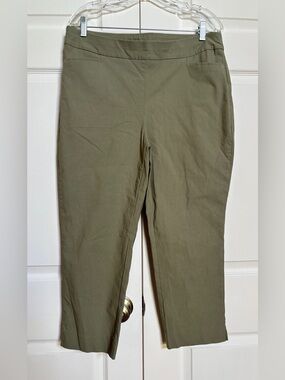 Chico’s Women’s XL Olive Pull On Stretch Pants